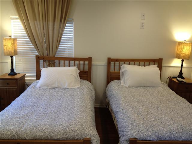 bedroom #1 with two twin bed set up