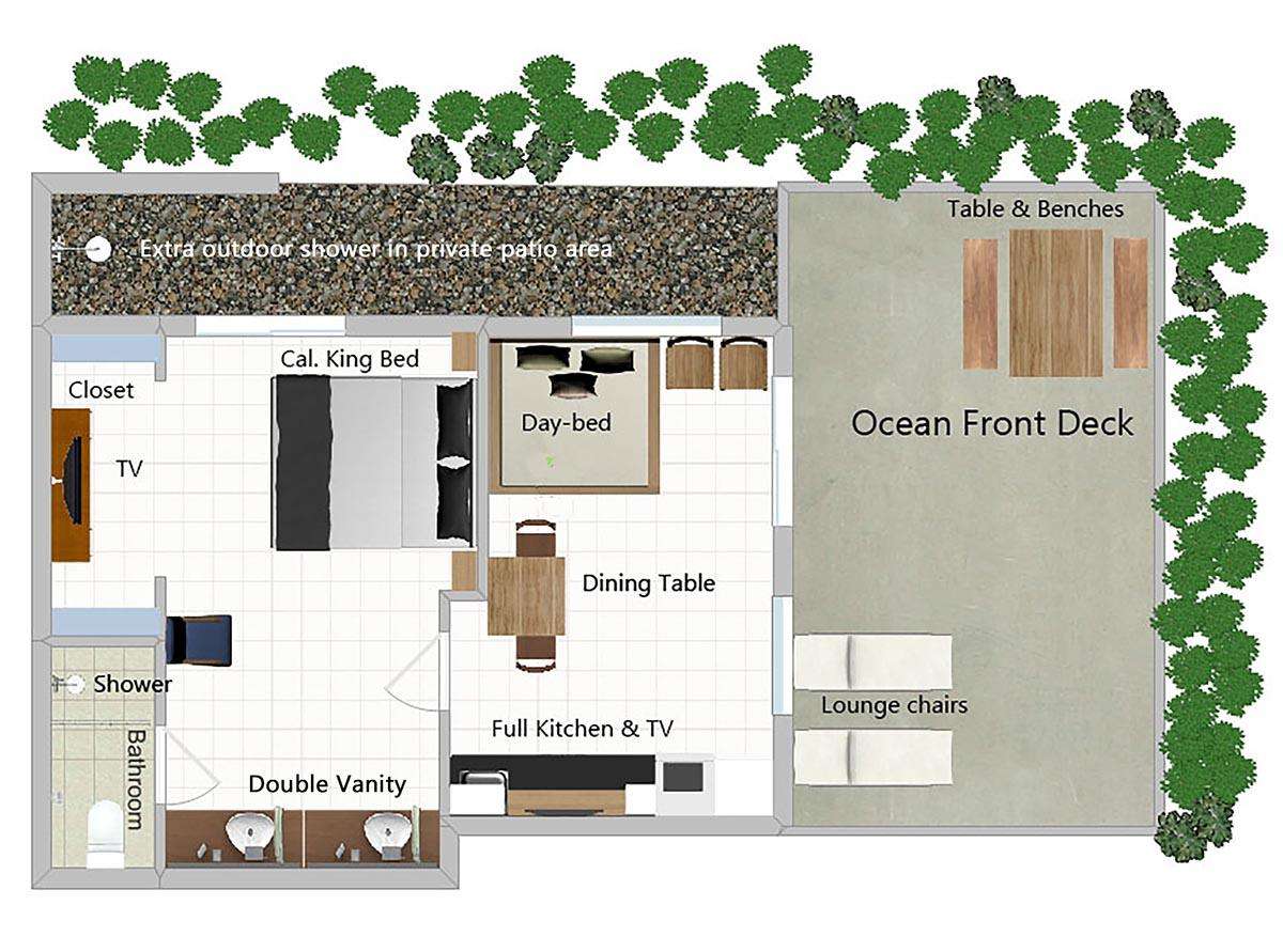 (#2 of 5) Ocean Breeze: one bedroom ocean front