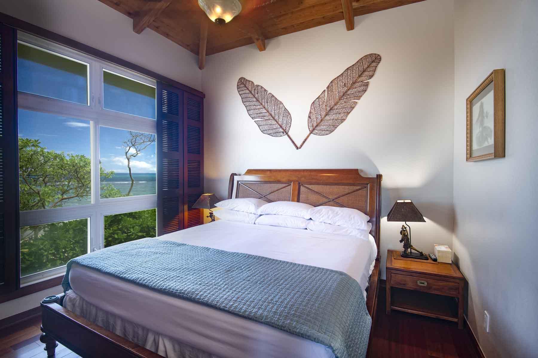 Master bedroom with Cal. King bed.