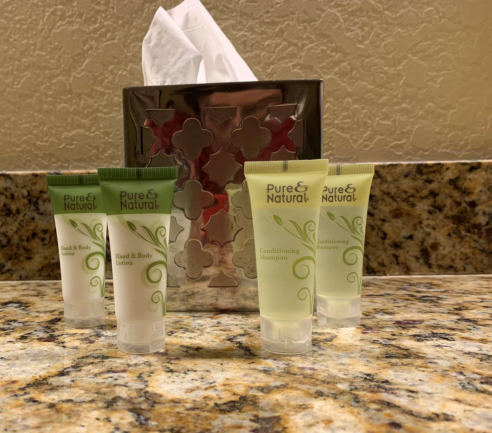 Master bathroom toiletries