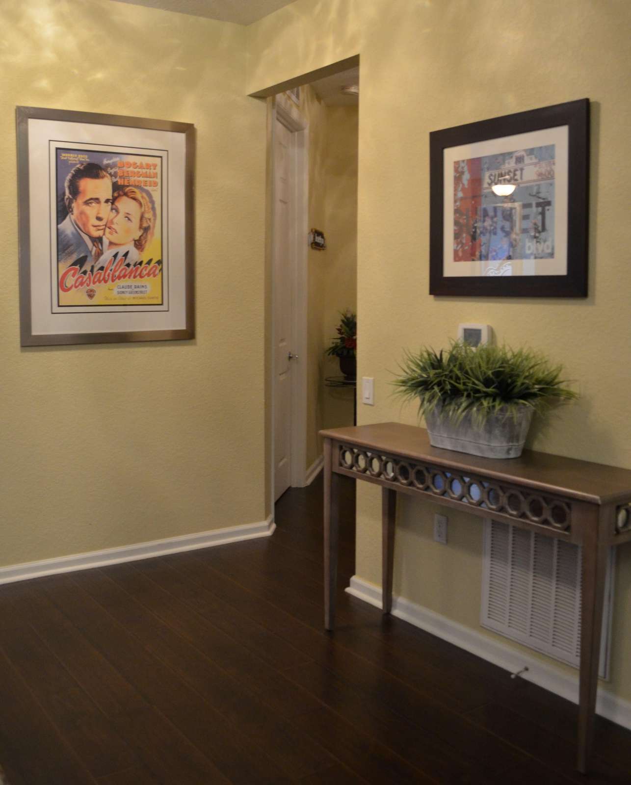 Hallway to two guest bedroom and guest bathroom