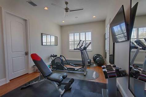 Gym upstairs