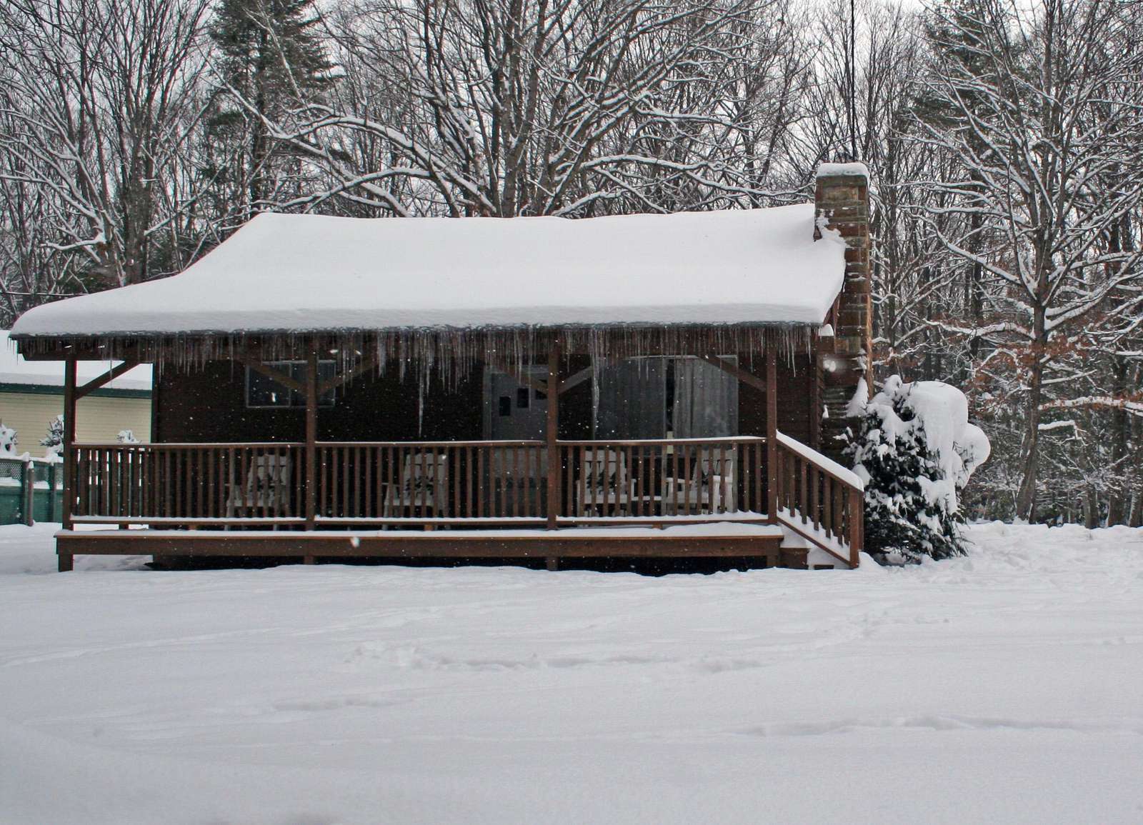 Old Hickory Cabin - Snow - 12-30-12