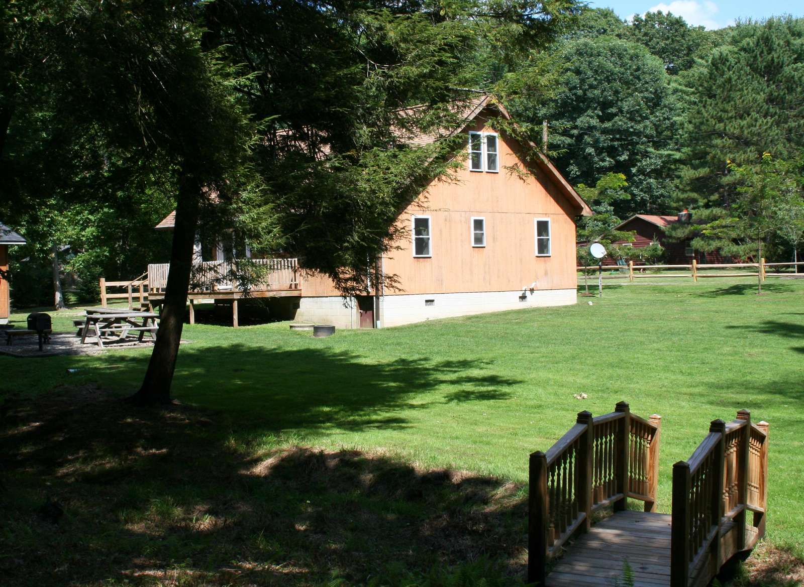 Sunburst showing Bridge from Old Hickory Cabin to Sunburst