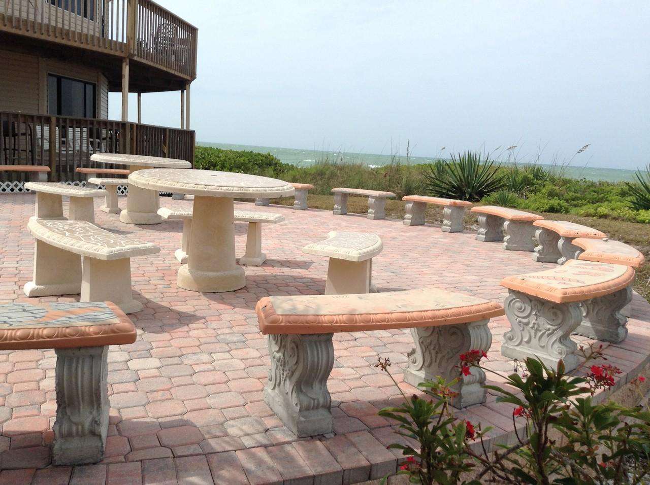 Outdoor seating