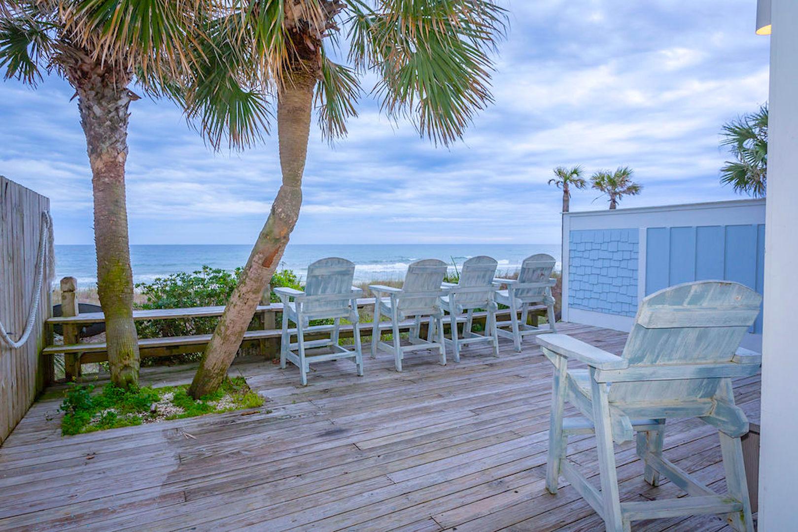 Back deck side of side A.