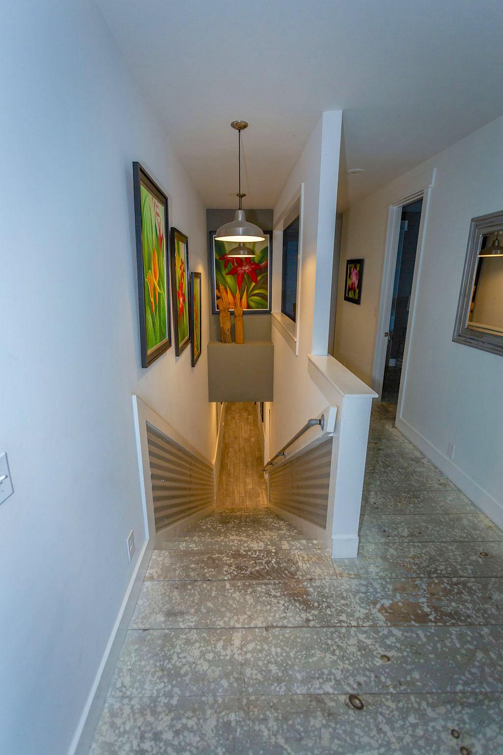 Stairwell leading to upstairs