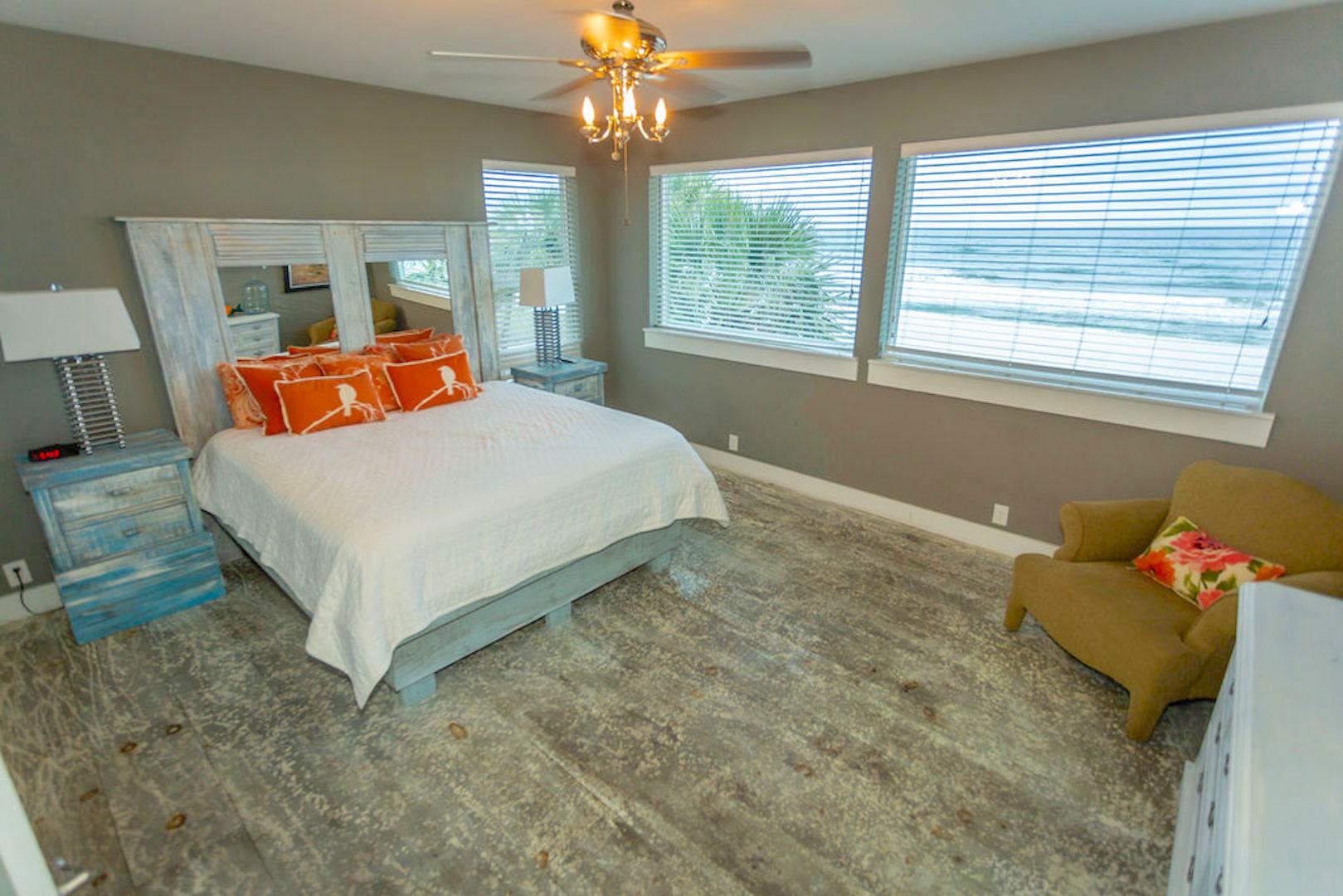 Bedroom # 4, king bed /bath/flat screen
