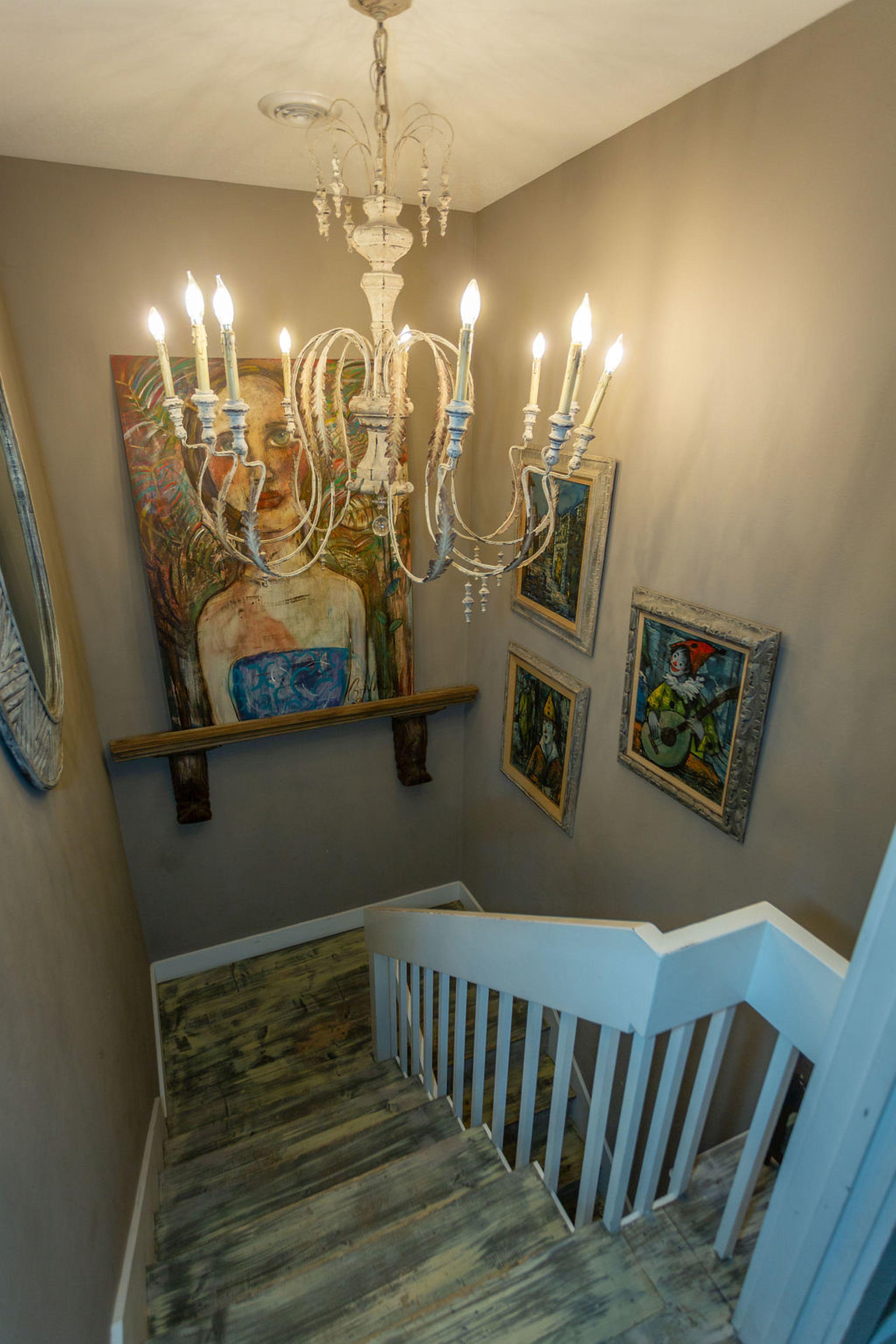 Stairway to the second floor