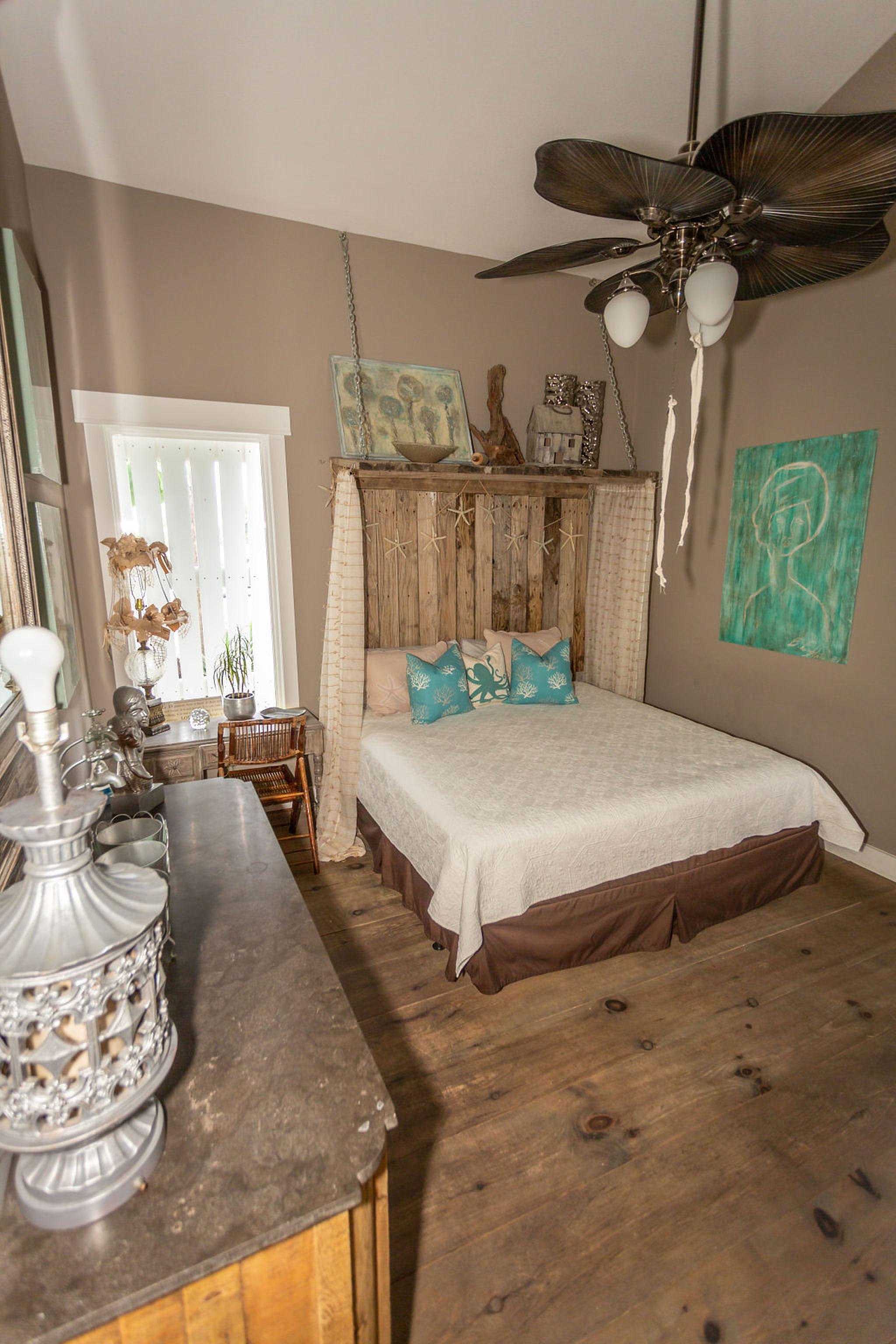 Bedroom #2 - king bed, private bath, private entry from side deck.