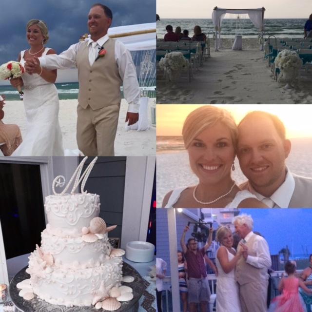 Beautiful bride & groom