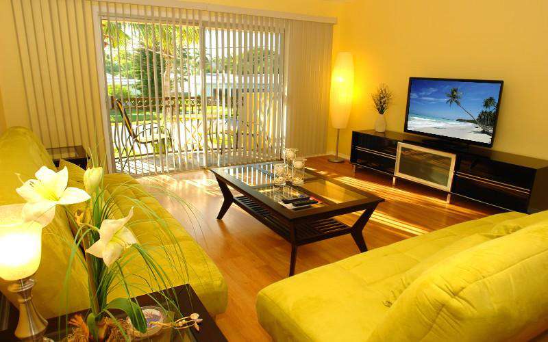 Living Room with HD TV