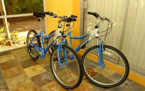 Optional are up to 6 bicycles available