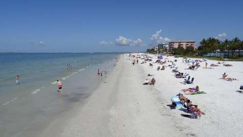 Our Beach with fine white Sand