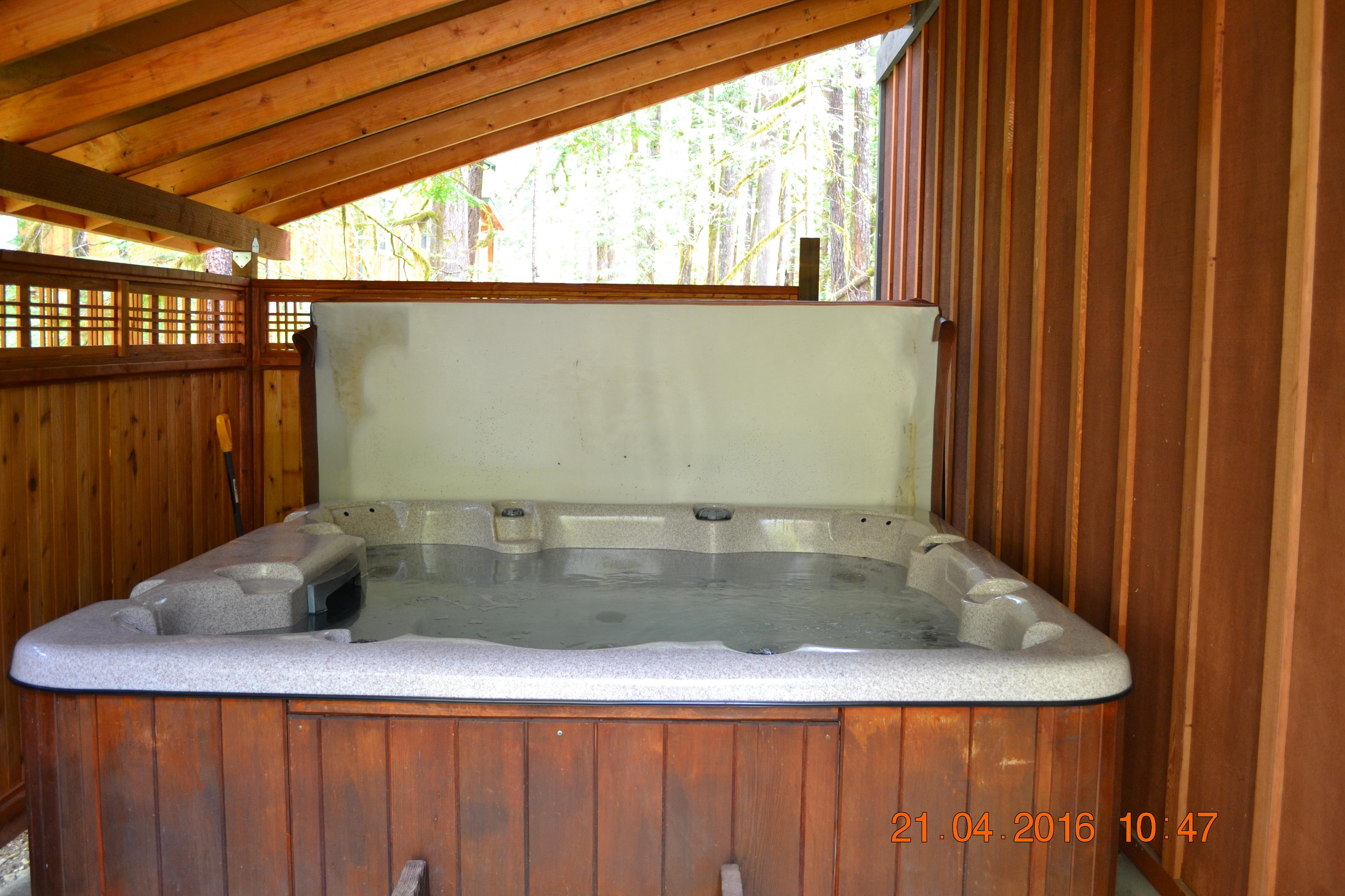 Covered Private Hot Tub