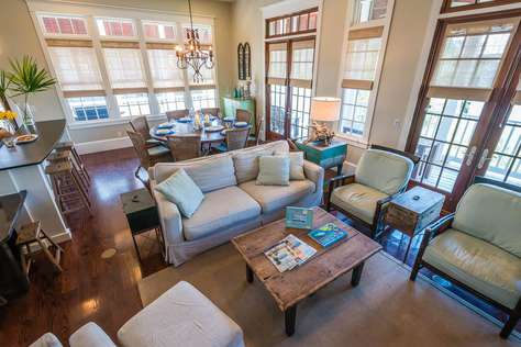 Comfortable seating in main living area