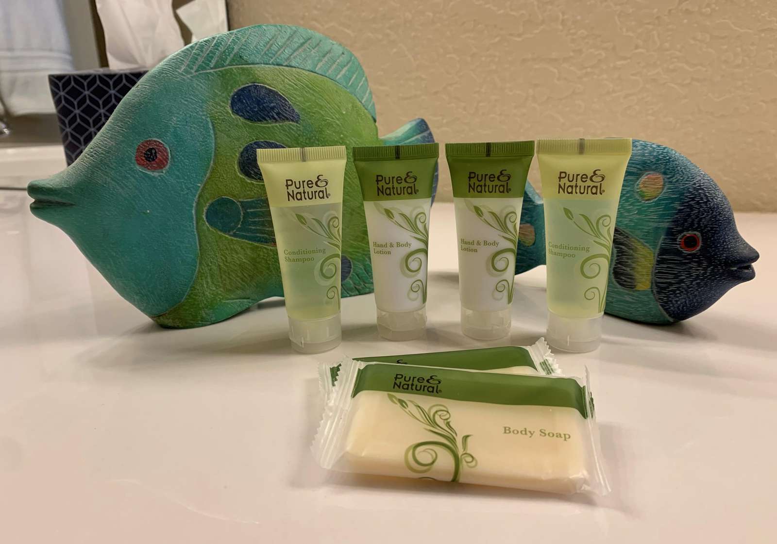 Toiletries master bathroom