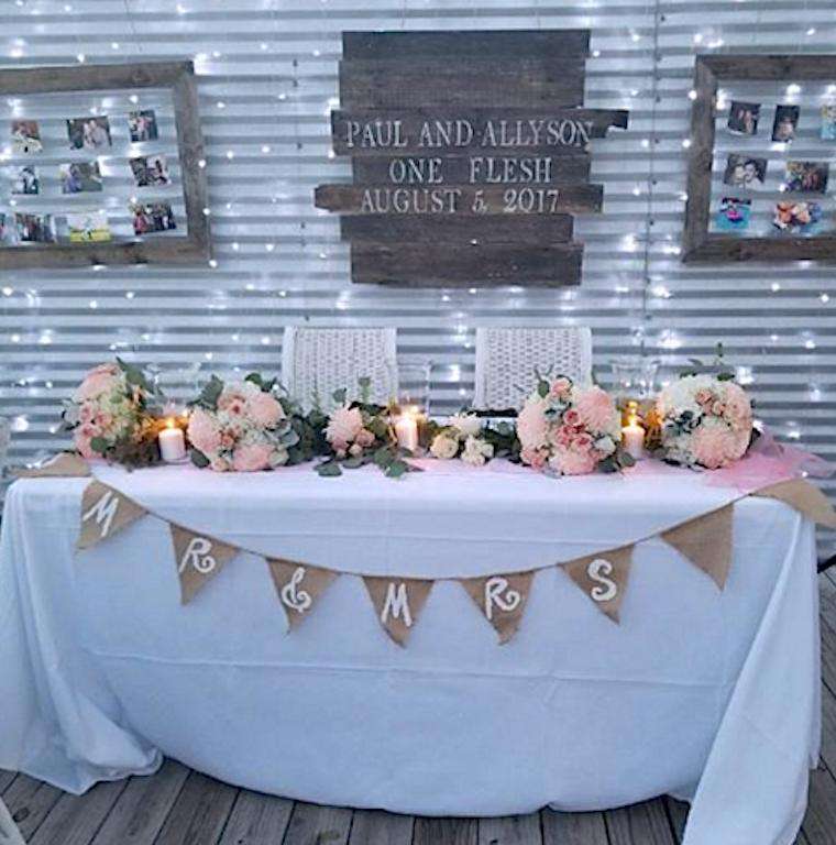 Celebrating beautiful wedding