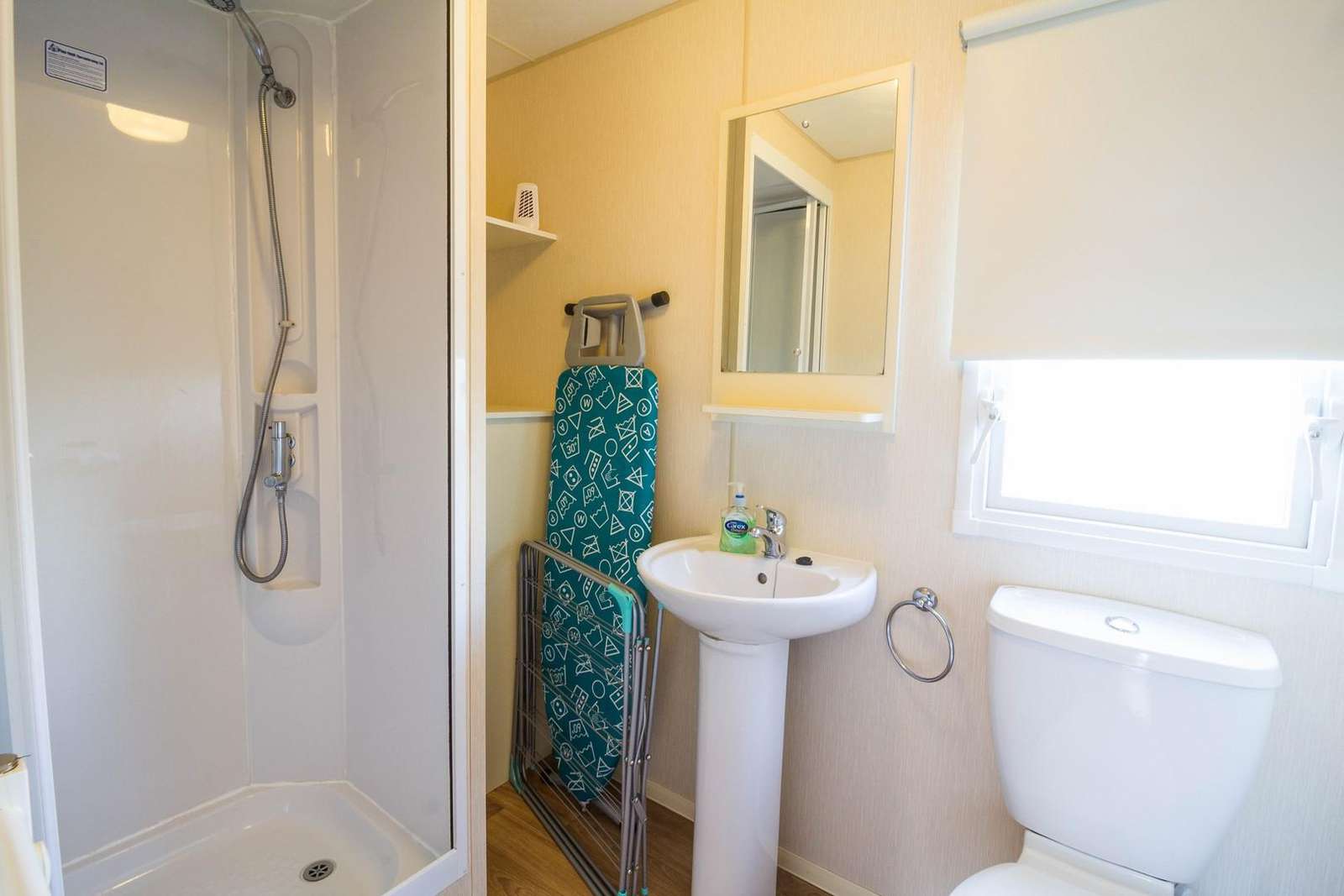 Spacious family shower room