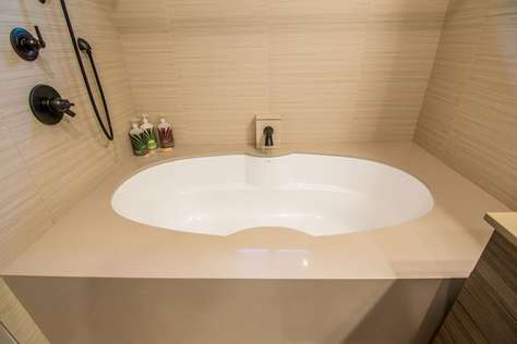 Master bath soaking tub