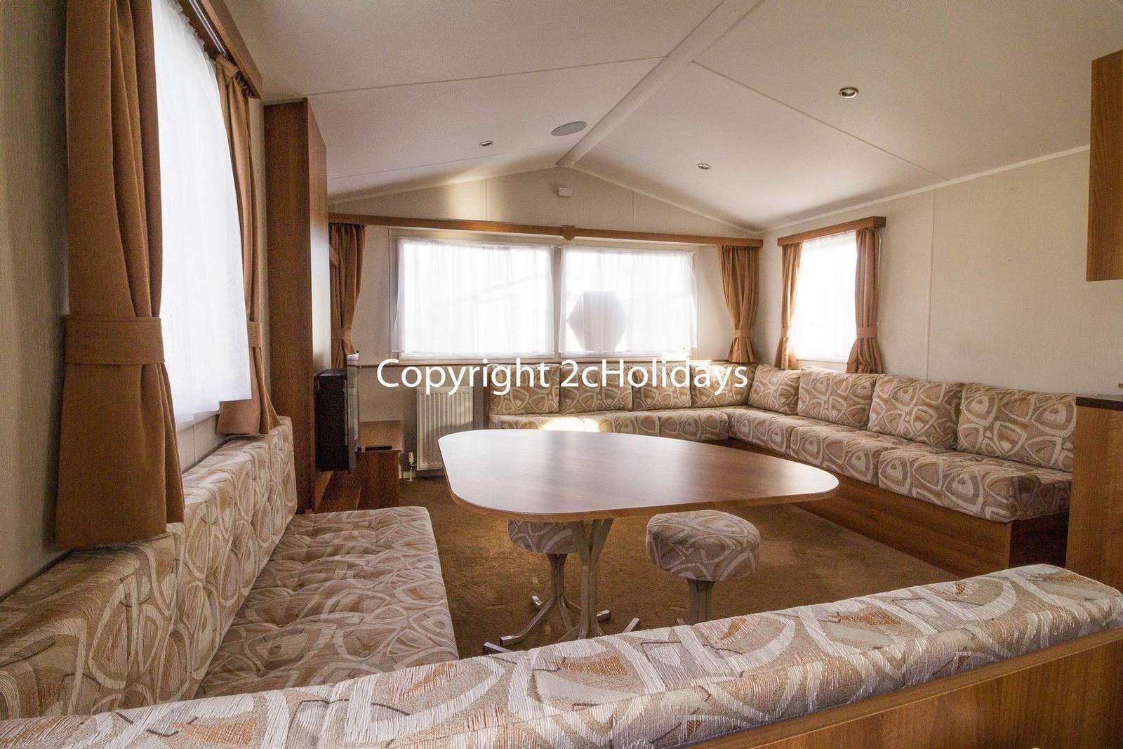 Don't forget to download your loyalty card after staying in this caravan for hire.