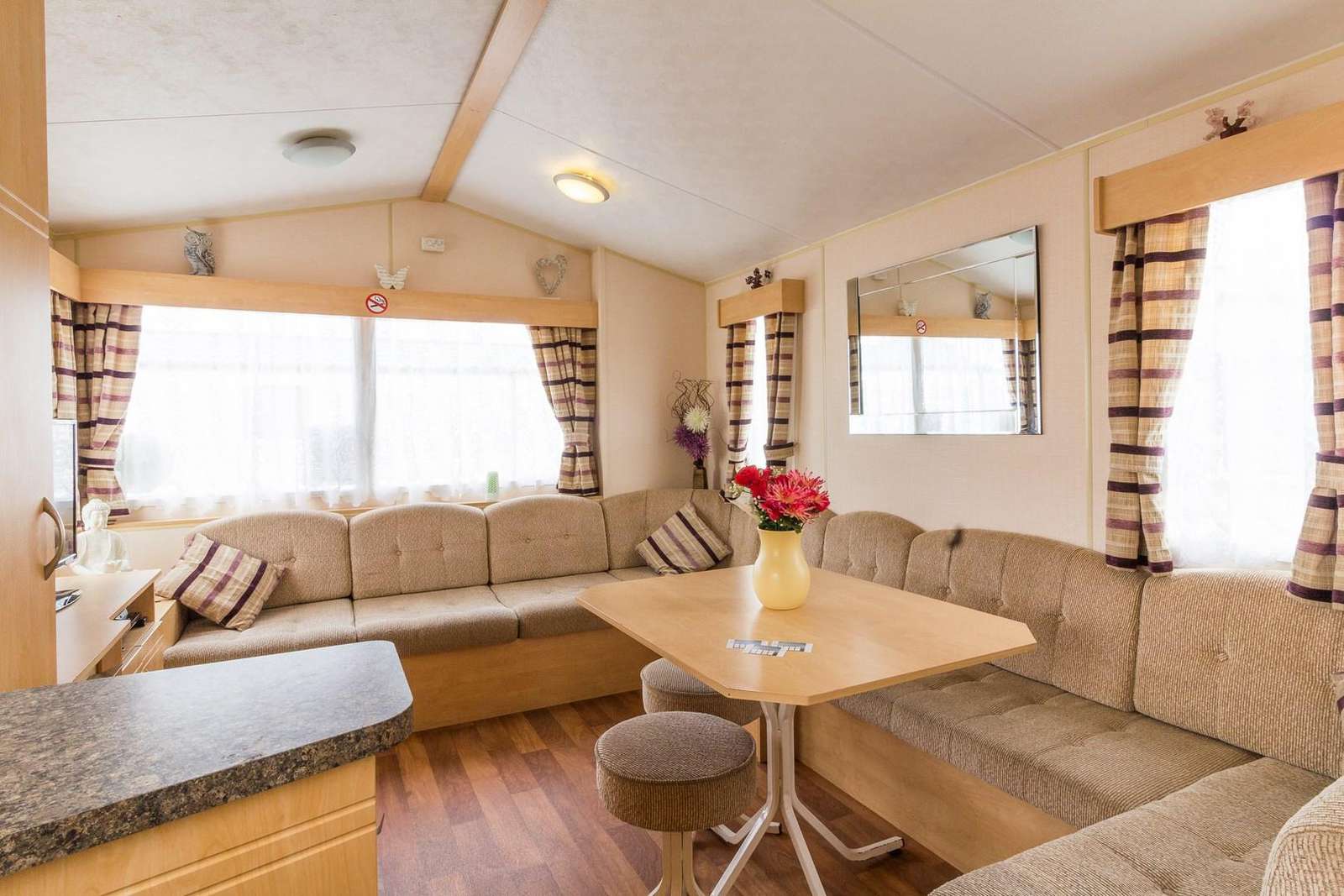 Don't forget to download your loyalty card after staying in this caravan for hire.