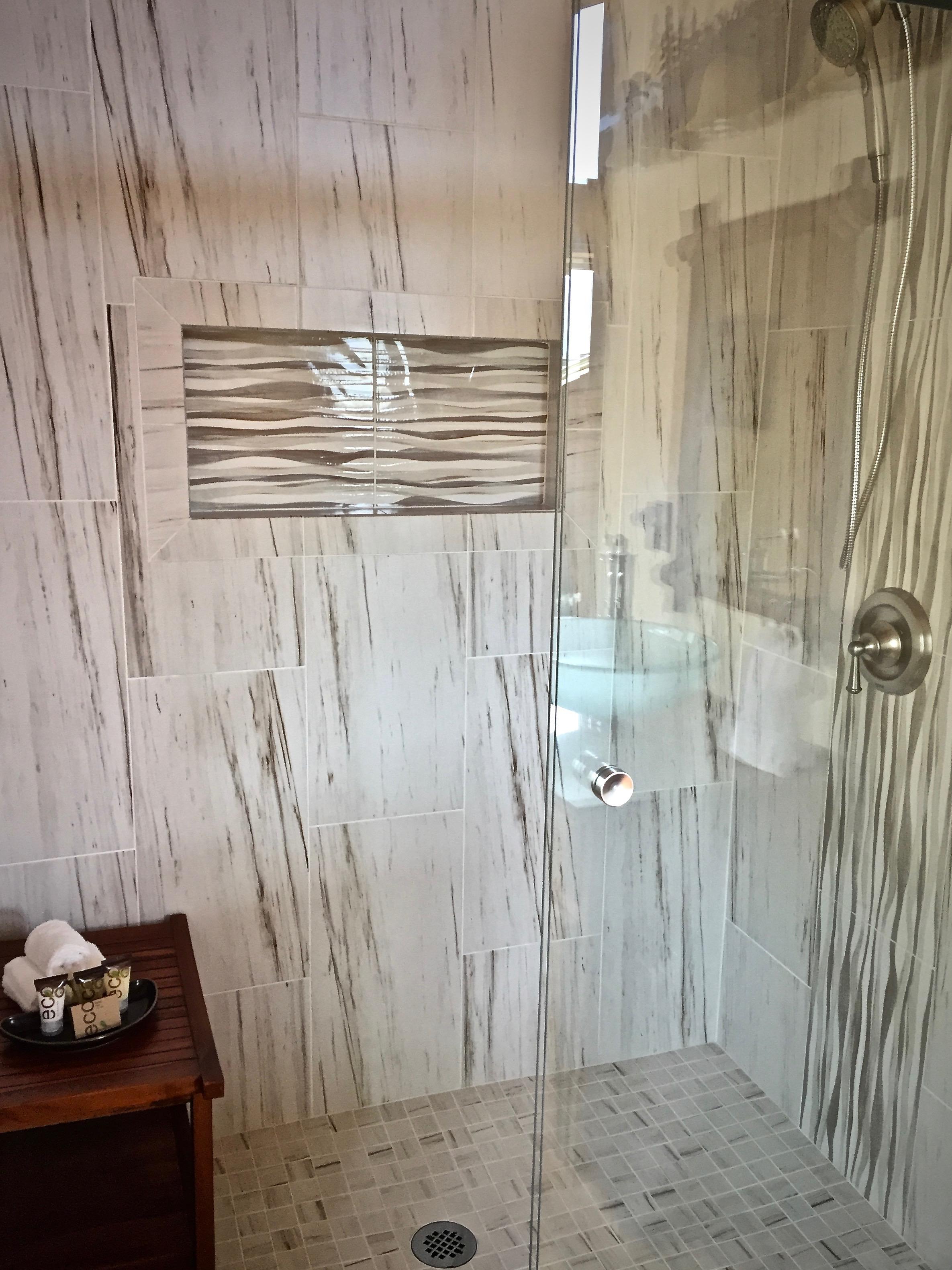 Upstairs Shower is newly Remodeled and Upgraded and (2019)