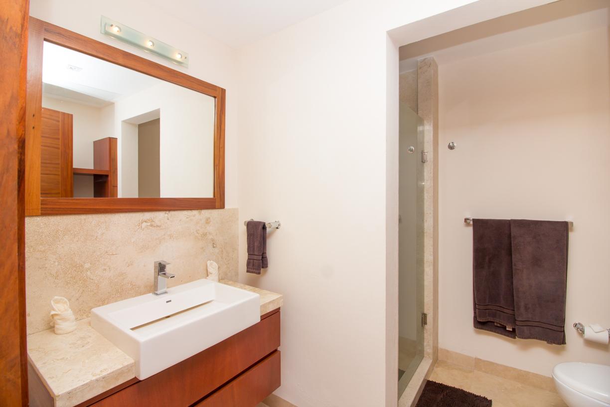 Master ensuite with shower and safe