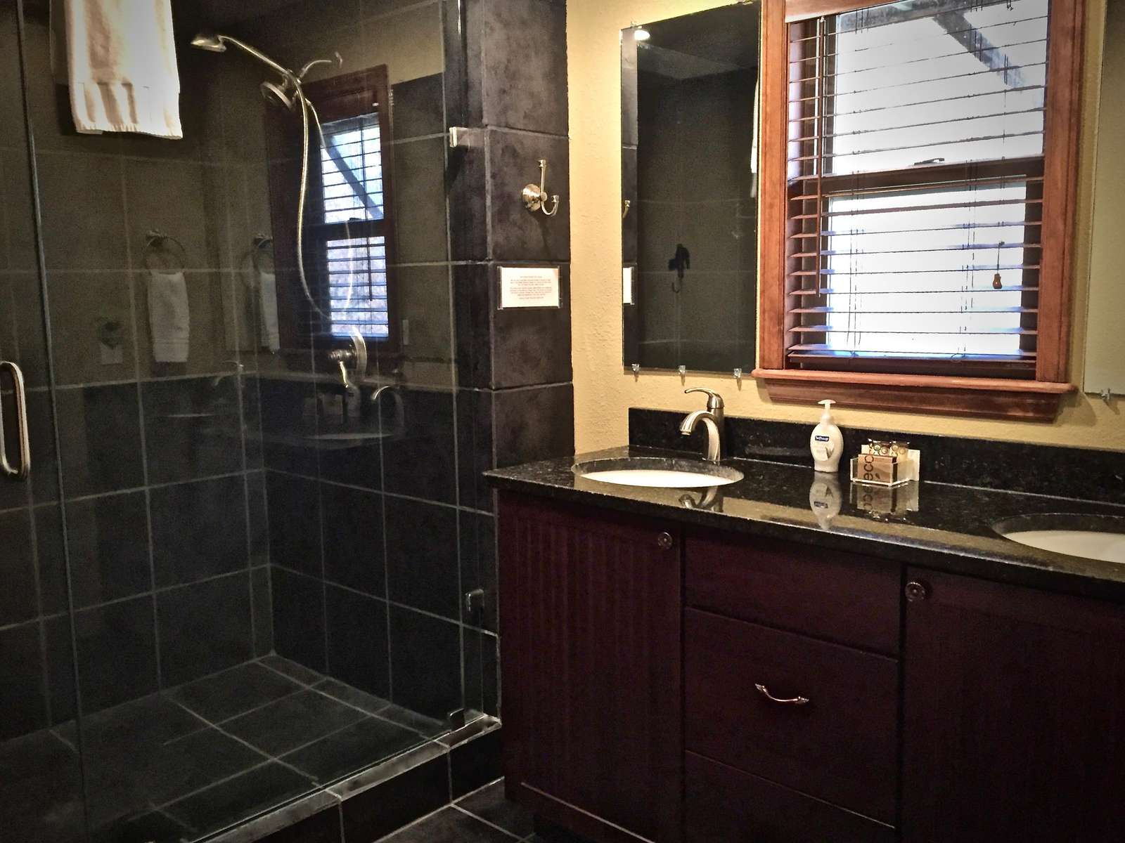 En-Suite Master Bathroom offers large shower with dual shower heads