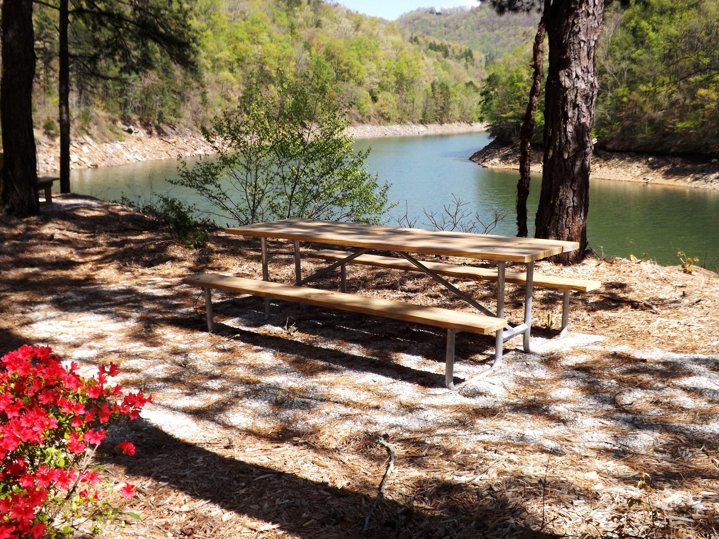 Lake Fontana is just a few short minutes via Private Road