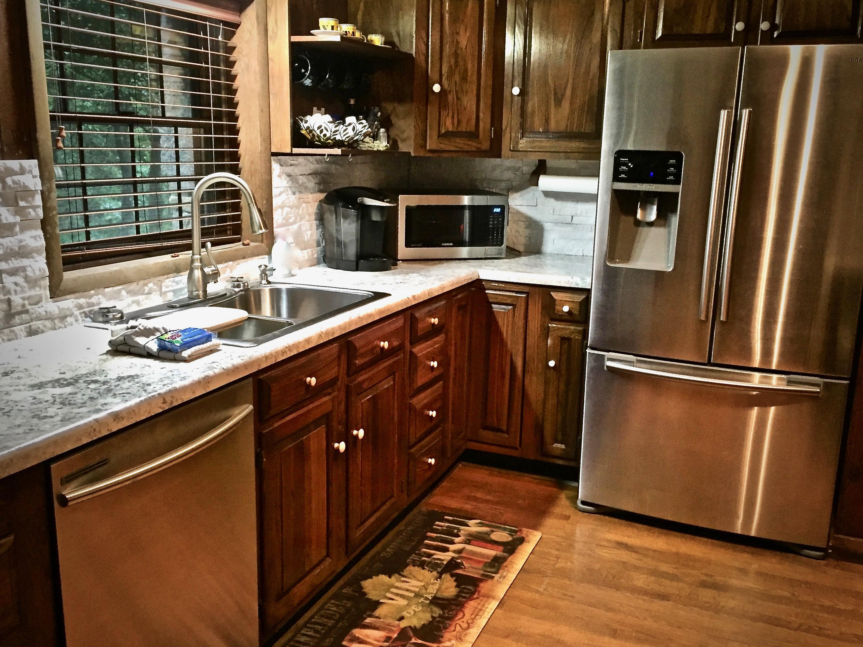 Upscale Stainless Appliances, and an upgraded Dishwasher (they did not have those in the olden days)