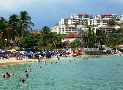 View of development from Playa Santa Cruz