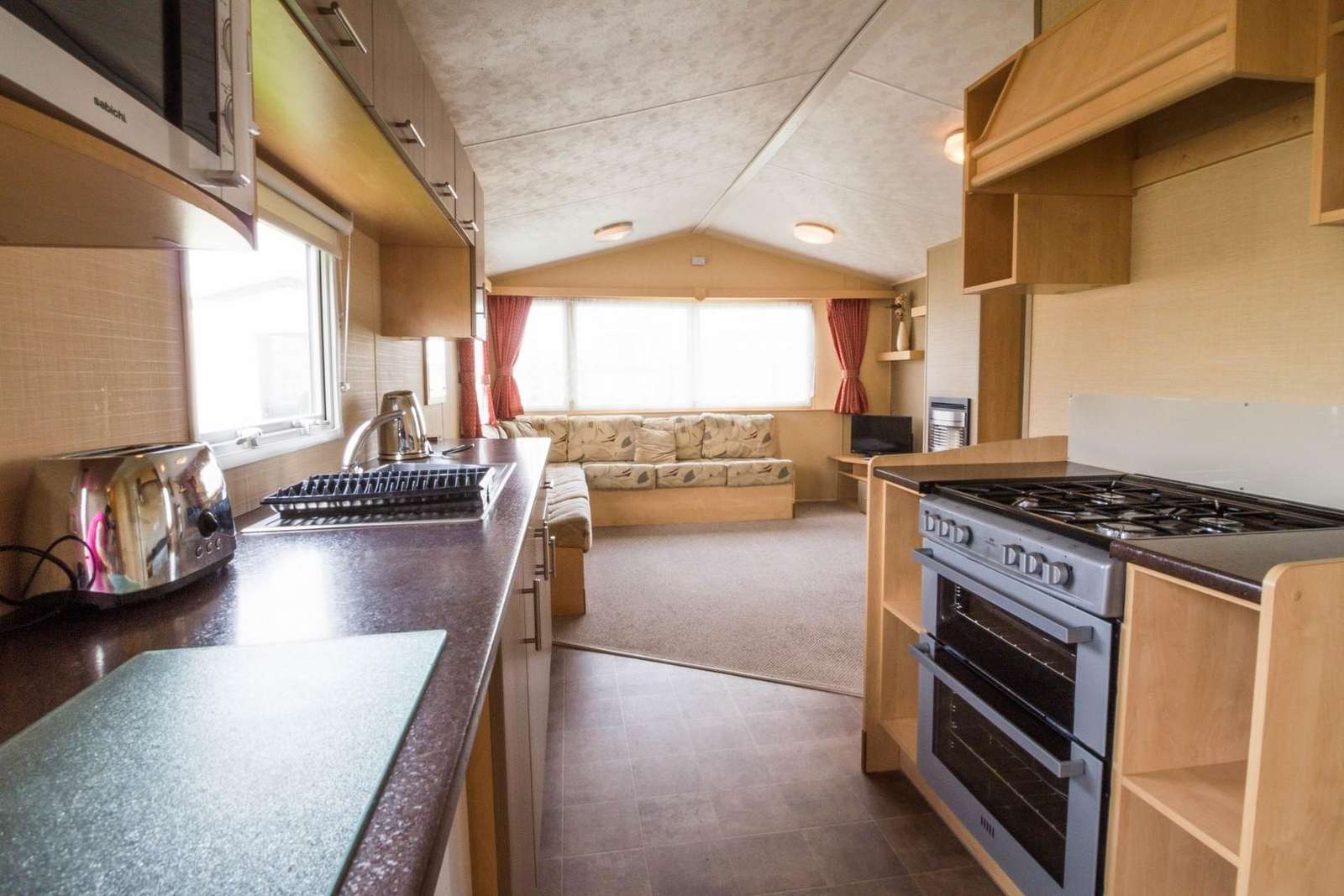Don't forget to download your loyalty card after staying in this caravan for hire.