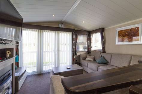 Stunning modern caravan rent two caravans together with the caravan next door