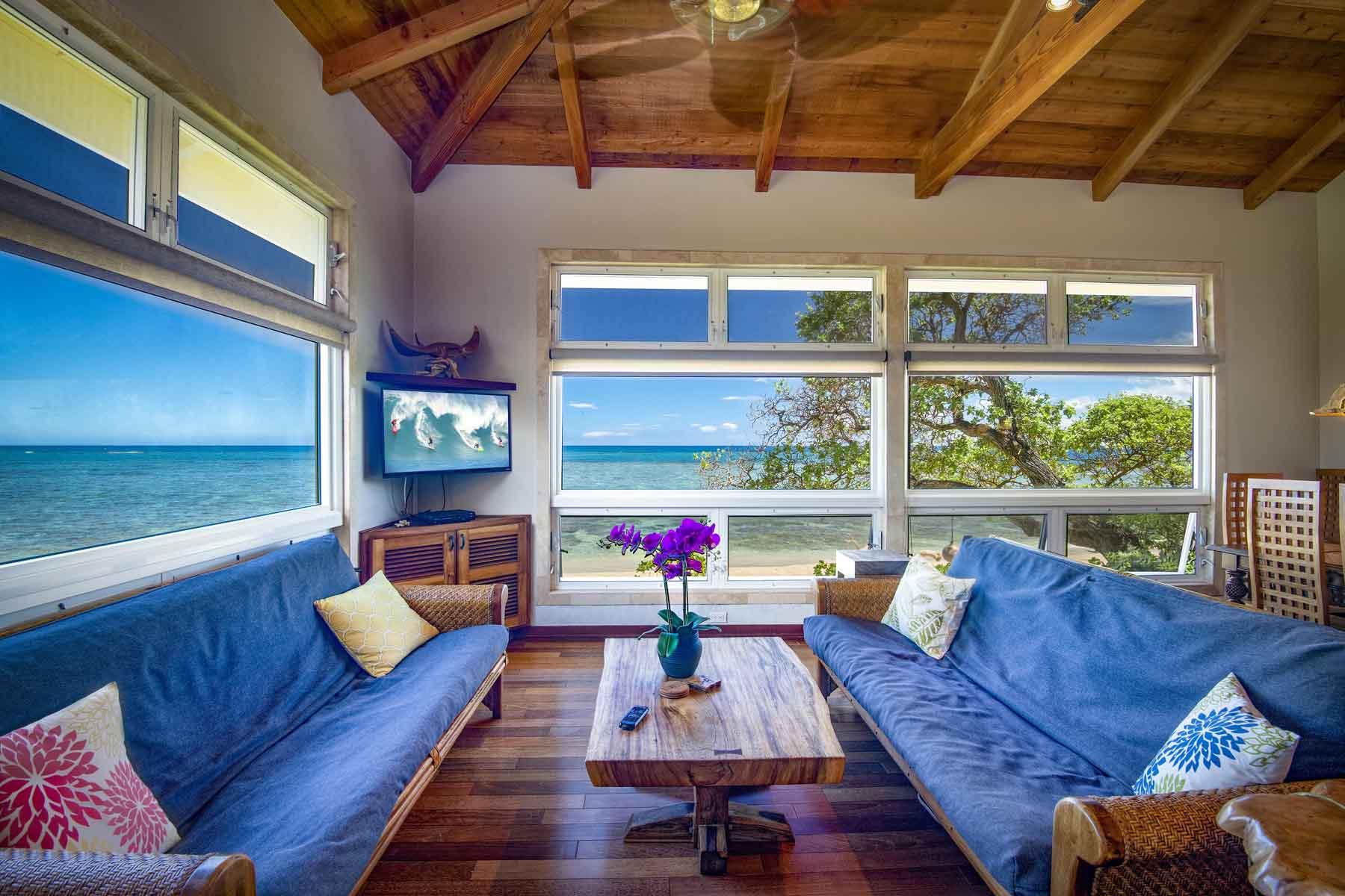 Panoramic views.