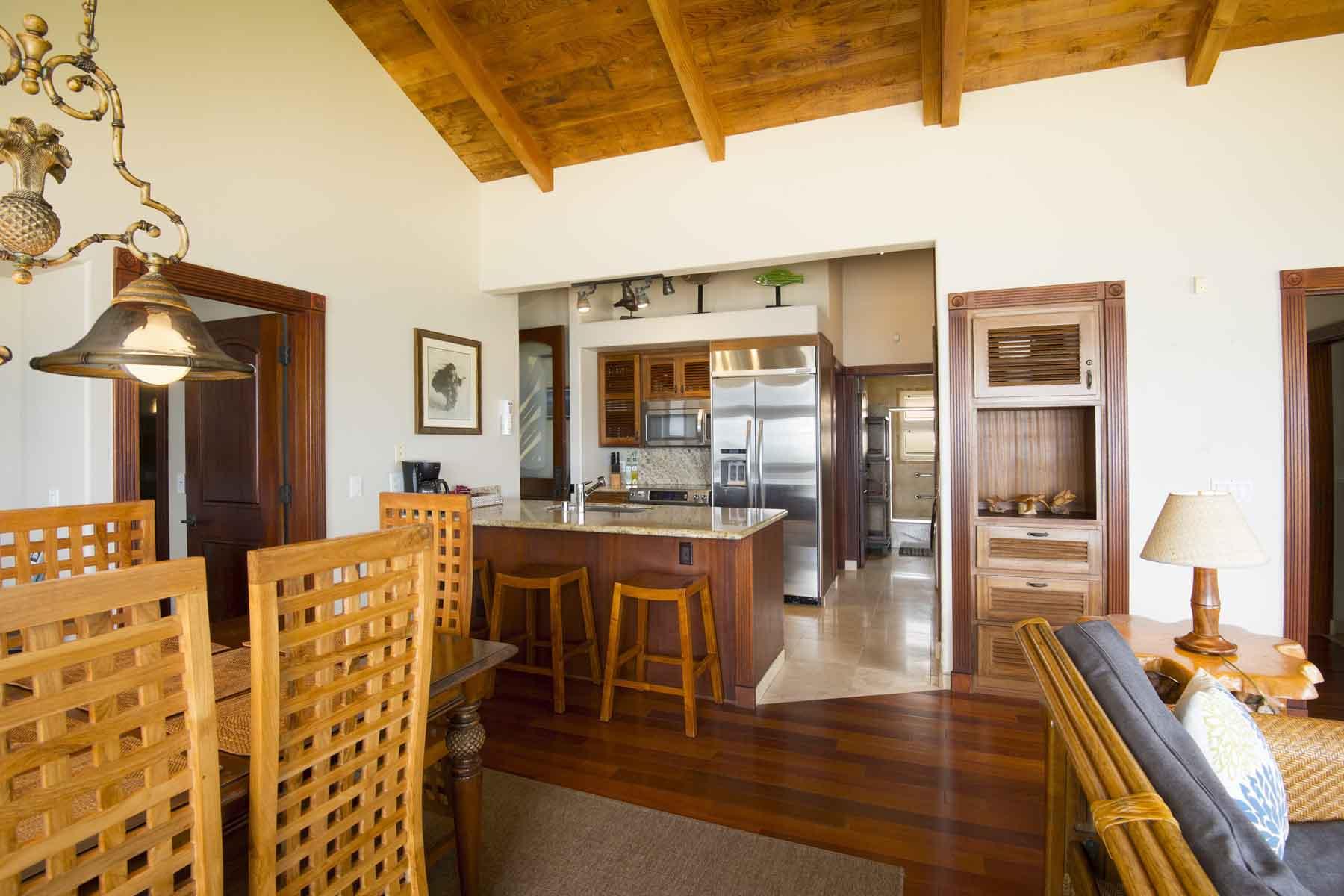 Spacious kitchen plan.