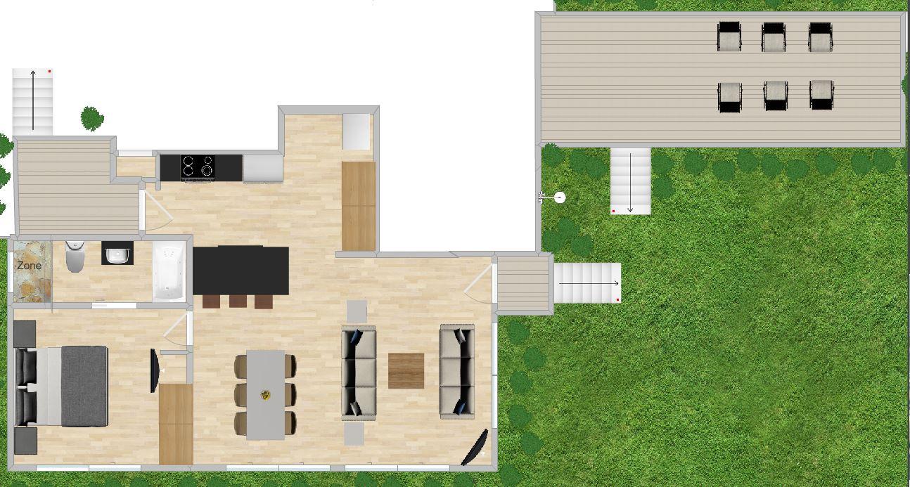 Floor plan shows spacious areas.