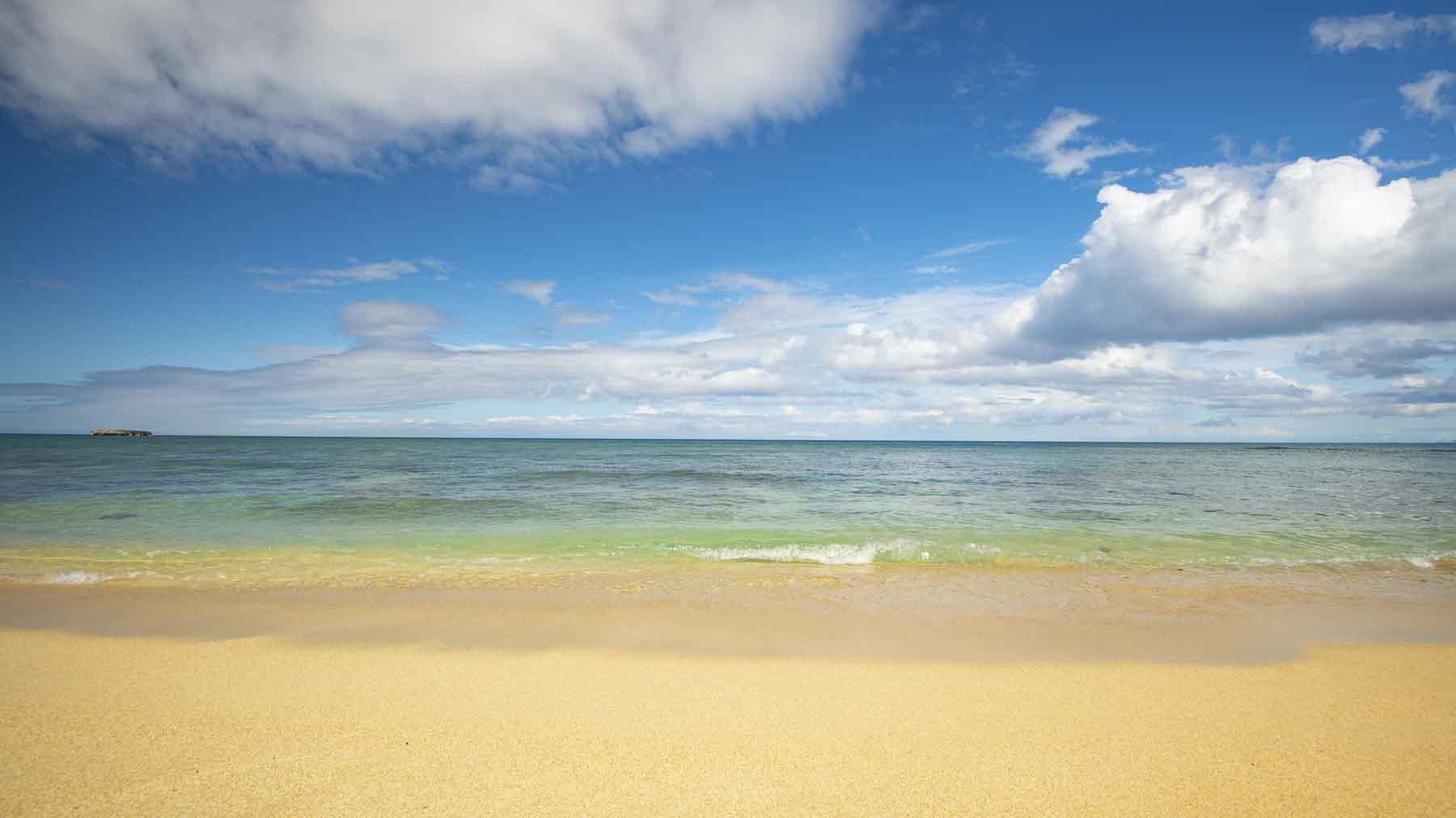 Tranquil day at our beachfront.