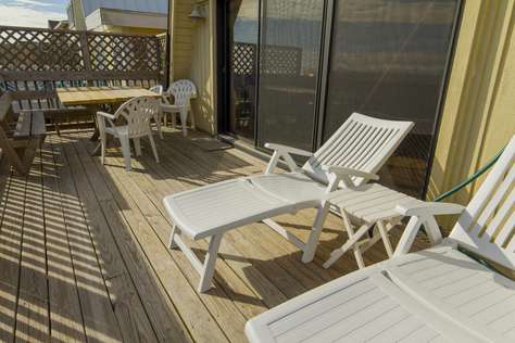 Second floor deck.