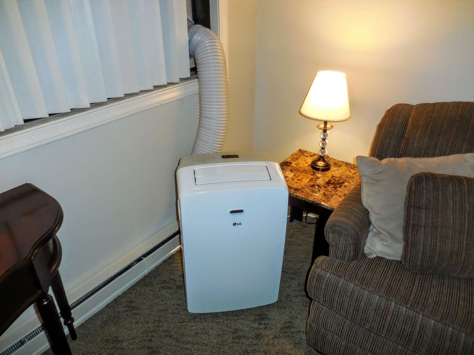 Portable A/C unit during Summer months