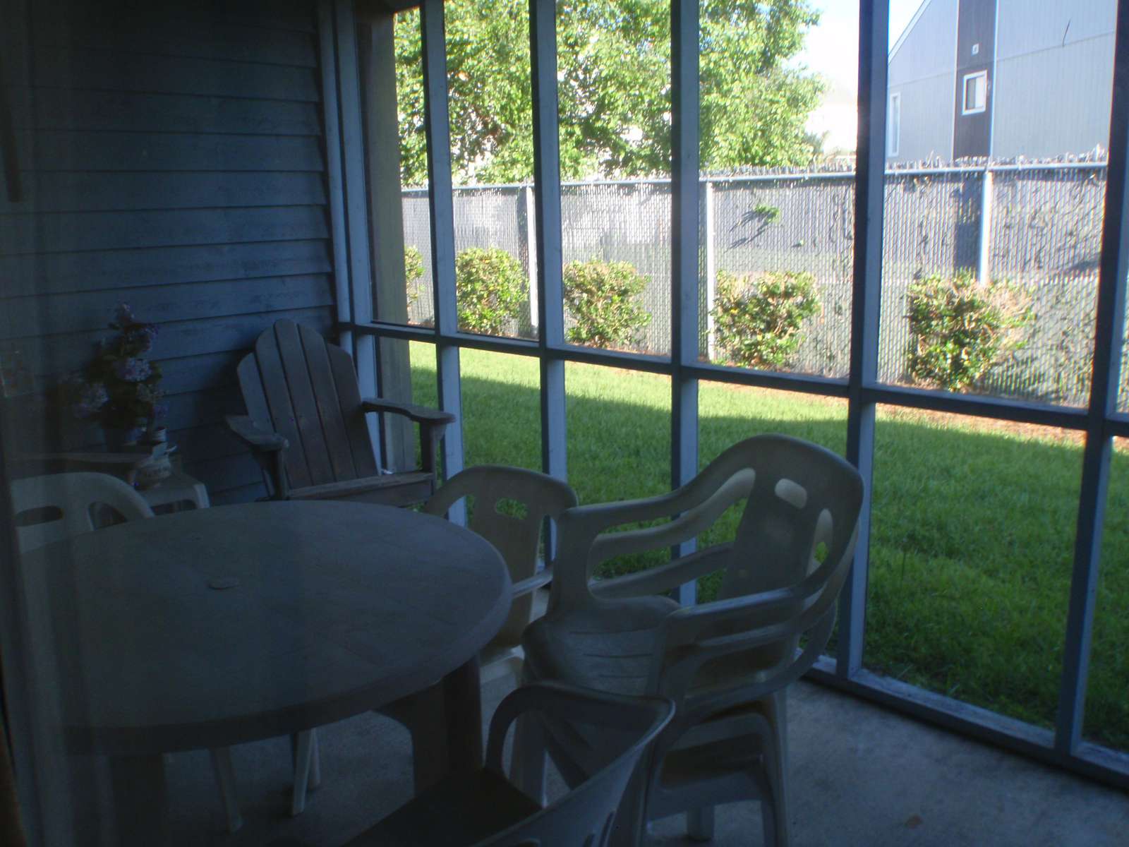 Screened in Patio Area