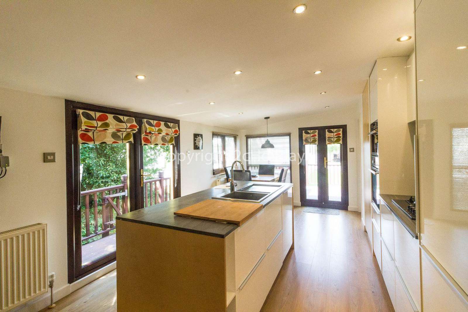 Static home for hire at the Carlton Meres Holiday Park