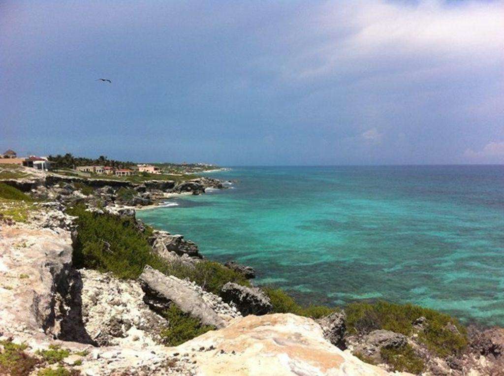 View of the Caribbean sea