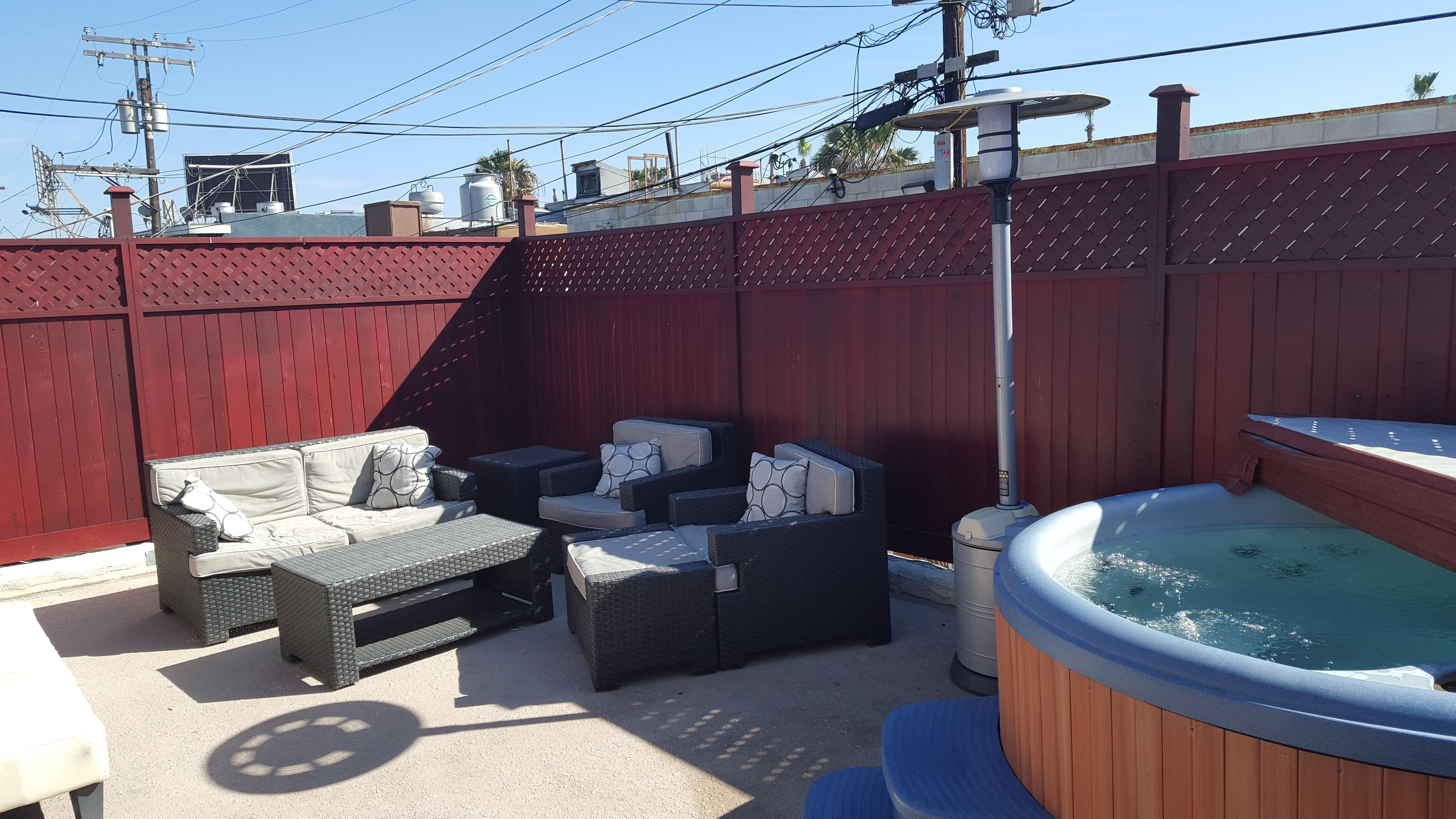 Jacuzzi deck and Patio Furniture
