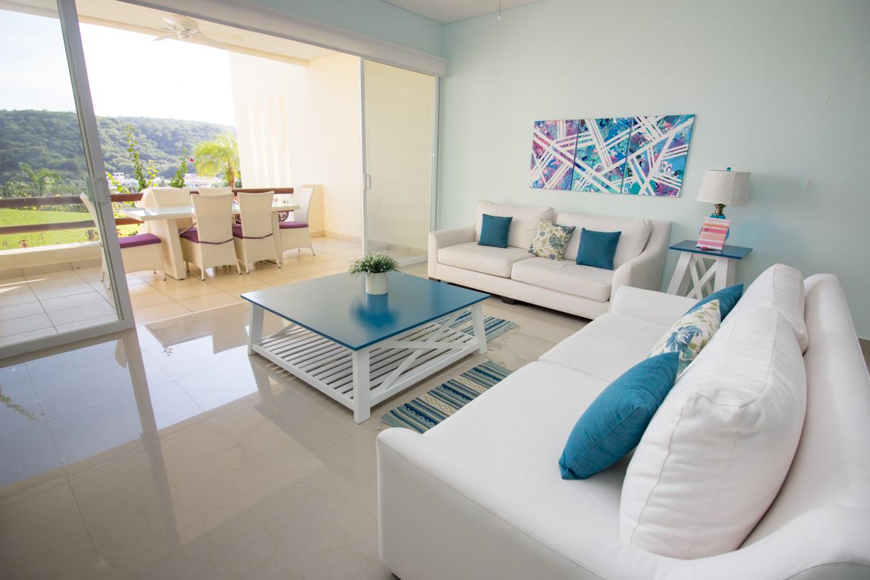 Comfortable seating in the living room