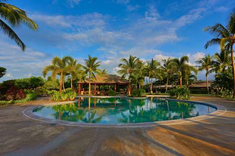 Community family pool and BBQ pavilion