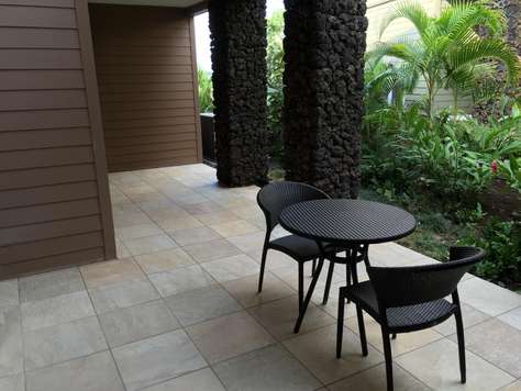 Lanai off downstairs bedroom