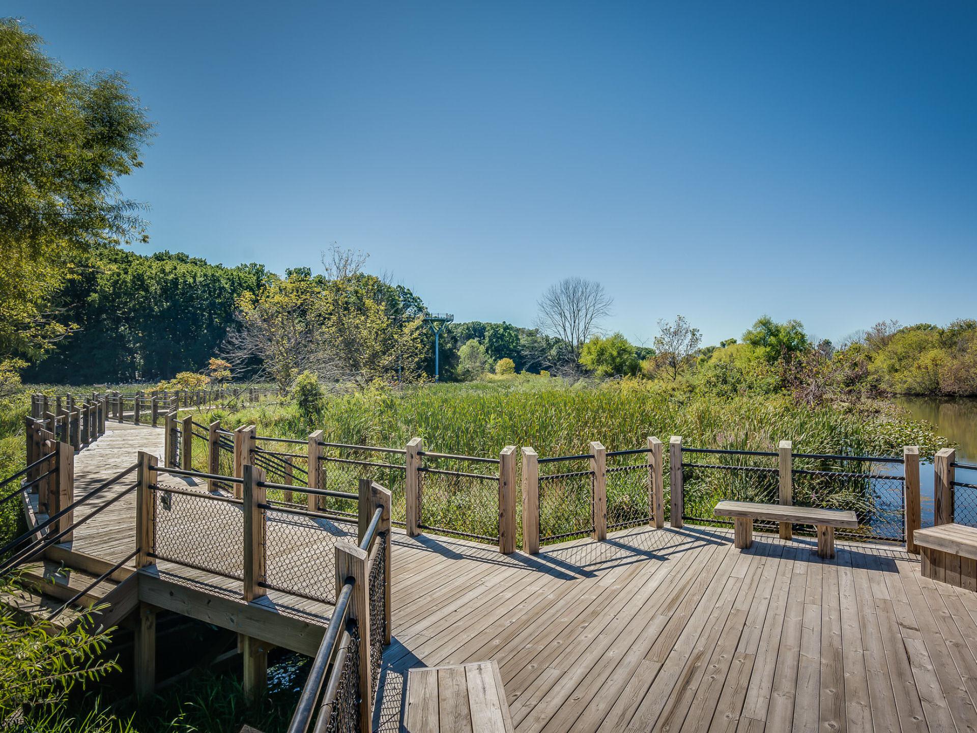 Galien River Park Boardwalk