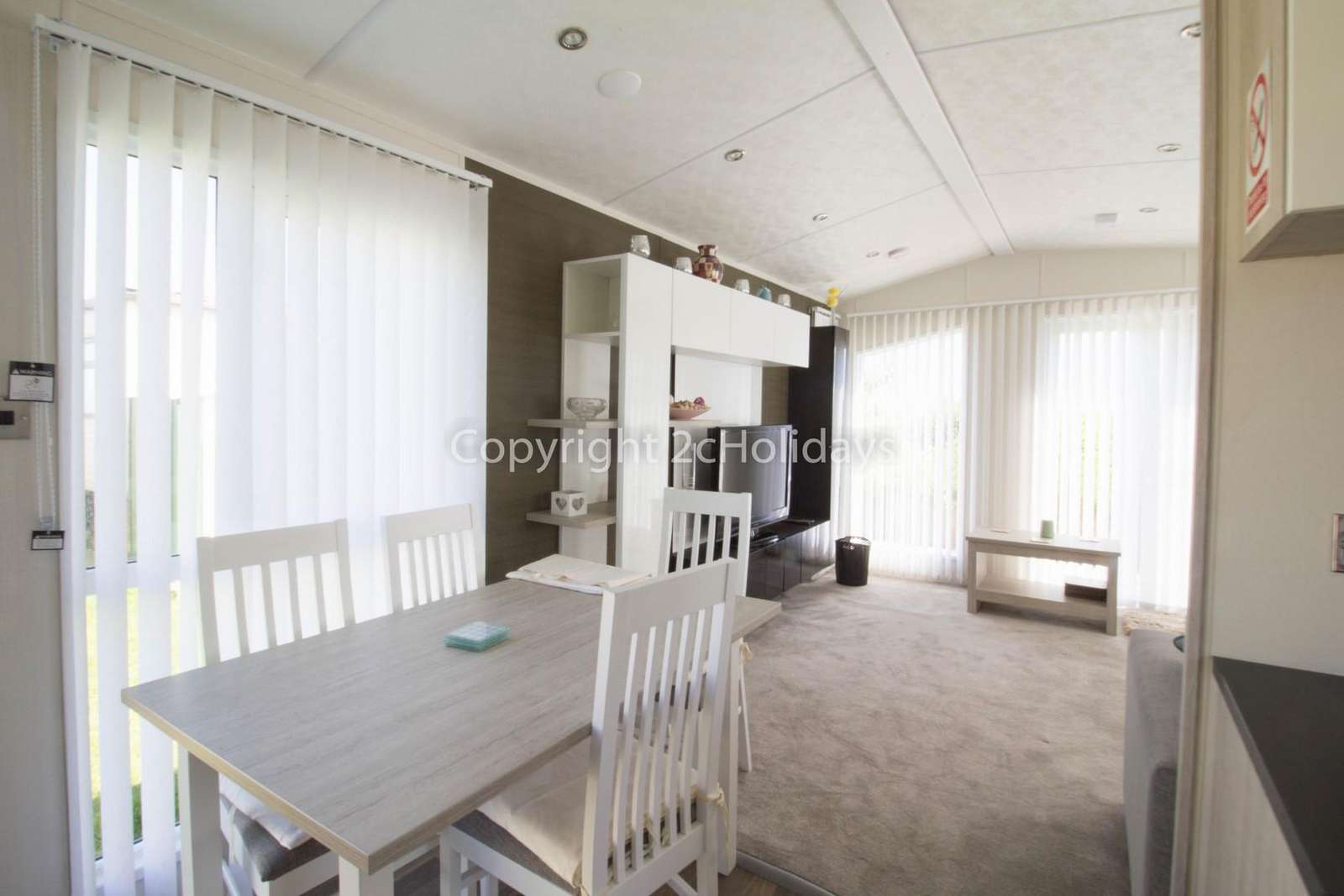Don't forget to download your loyalty card after staying in this caravan for hire.