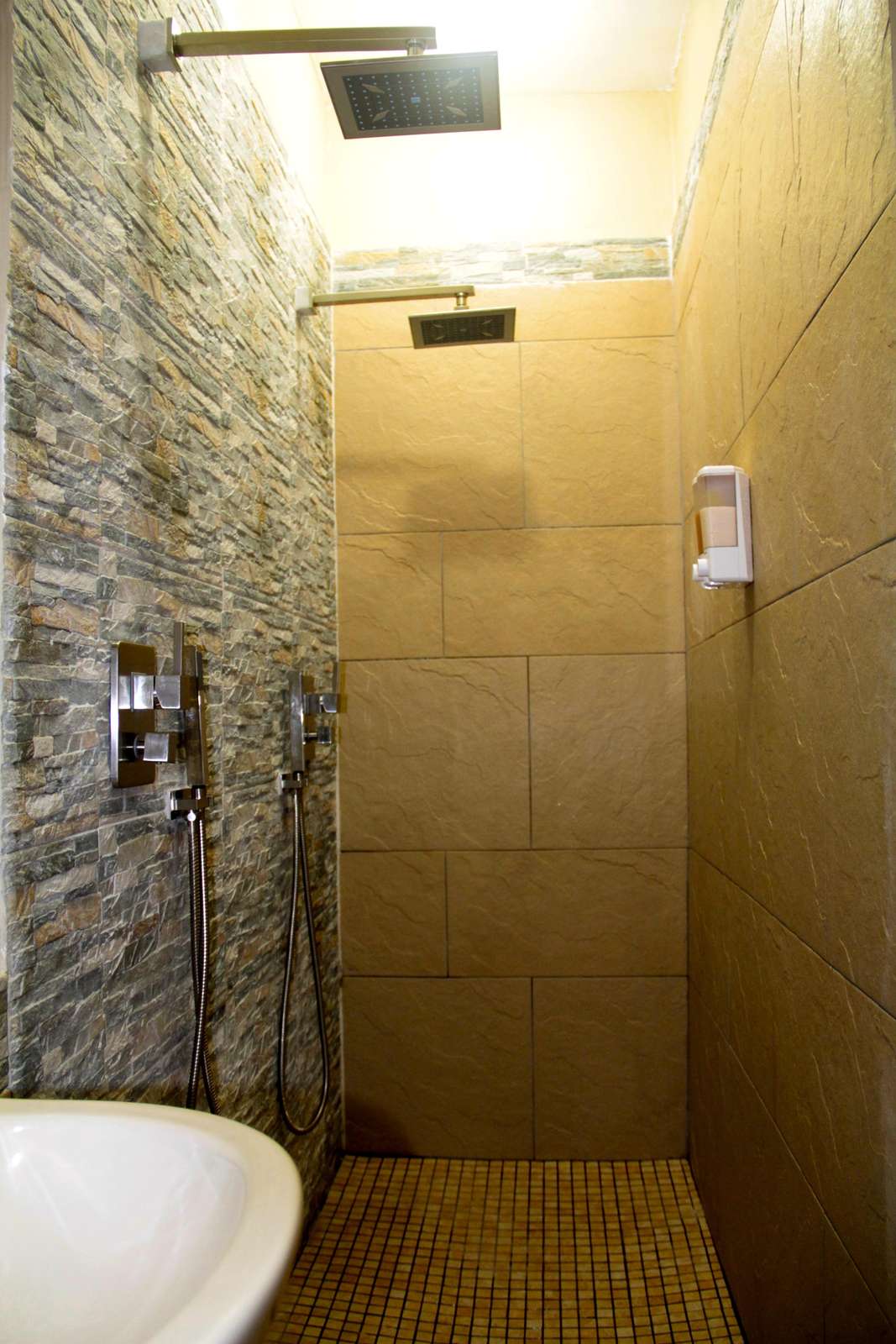 Walk in shower for 2